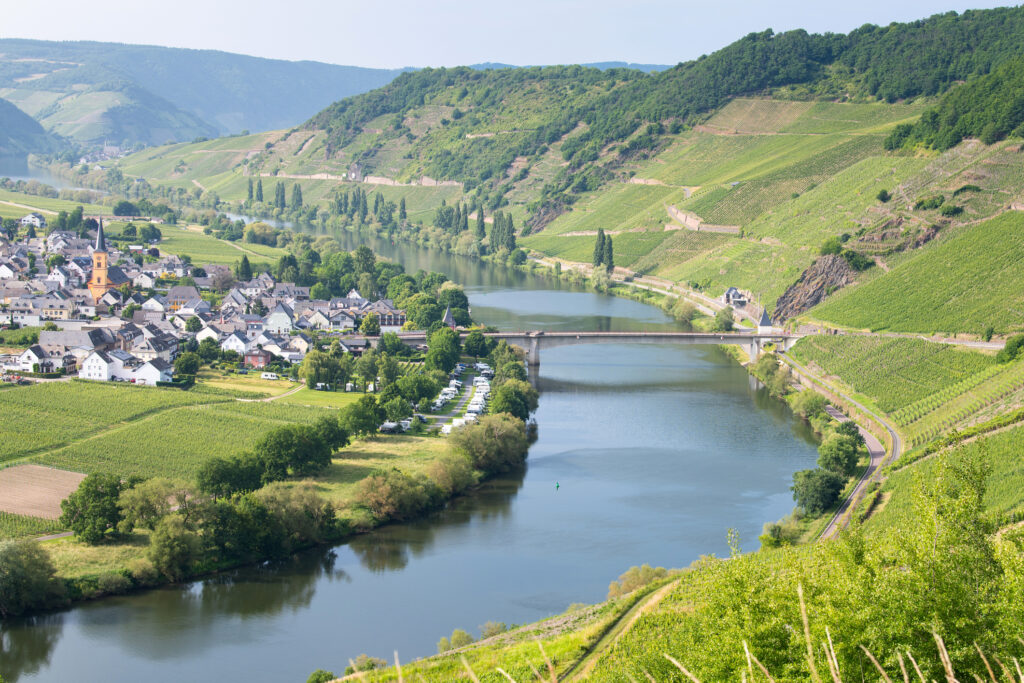 Der Rhein fliesst durch Rheinland-Pfalz